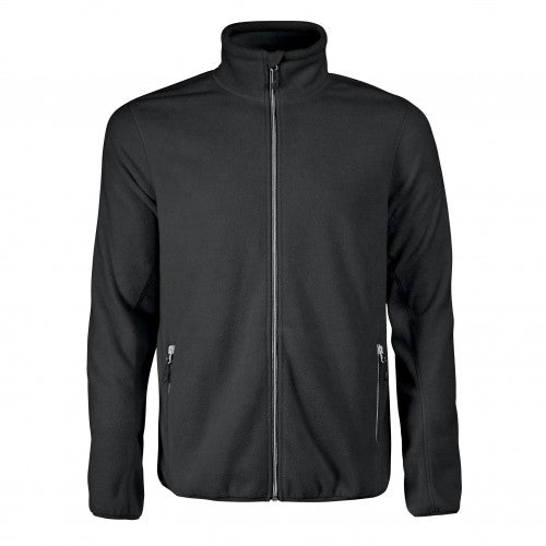 Front - Printer Mens Rocket Full Zip Fleece Jacket