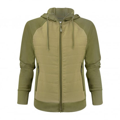 Front - James Harvest Womens/Ladies Keyport Hooded Hybrid Jacket