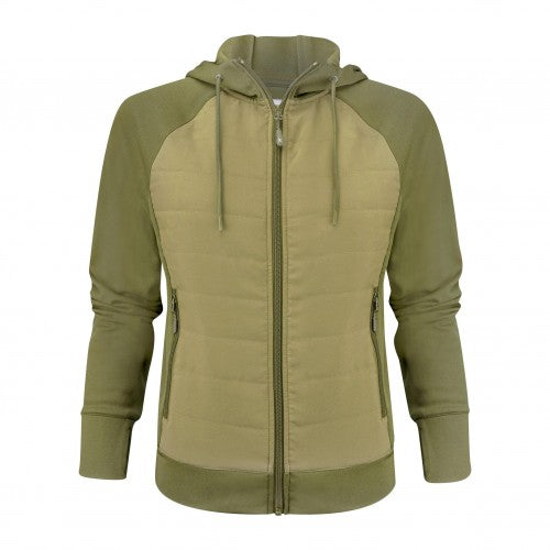 Front - James Harvest Womens/Ladies Keyport Hooded Hybrid Jacket