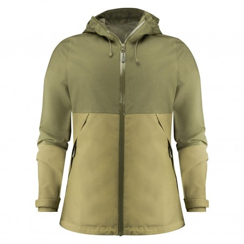 Front - James Harvest Womens/Ladies Northville Two Tone Shell Jacket