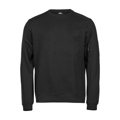 Front - Tee Jays Mens Crew Neck Athletic Sweatshirt