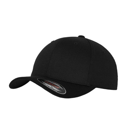 Front - Flexfit Unisex Adult Wooly Combed Baseball Cap