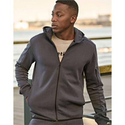 Ink - Front - Tee Jays Mens Athletic Full Zip Hoodie