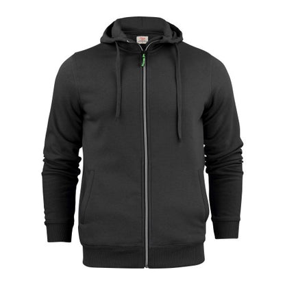 Front - Printer Mens Plain Full Zip Hoodie