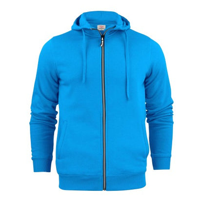 Front - Printer Mens Plain Full Zip Hoodie