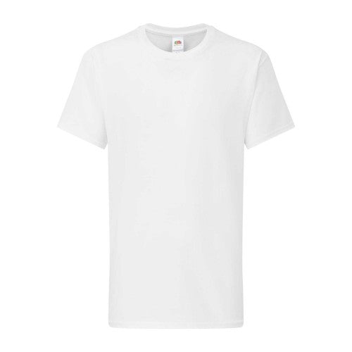 Front - Fruit of the Loom Childrens/Kids Iconic 195 T-Shirt