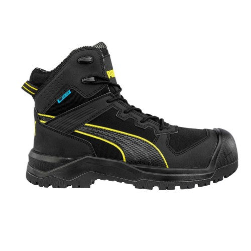 Front - Puma Safety Mens Rock Heavy Duty Mid Cut Safety Boots