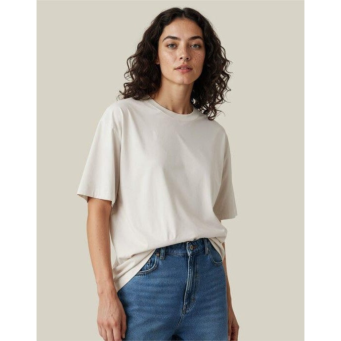 Black - Front - Untagged Movement Womens-Ladies Loose Fit T-Shirt