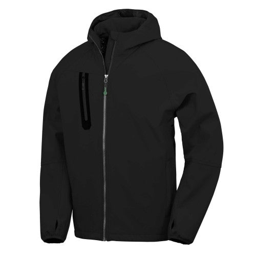 Front - Result Recycled Mens Printed Recycled 3 Layer Casual Soft Shell Jacket