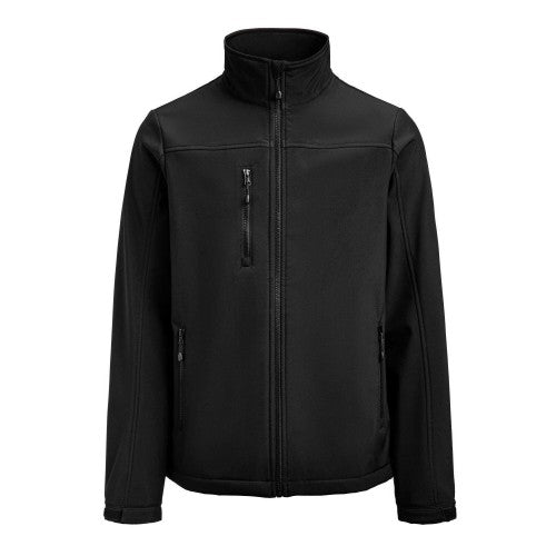 Front - Printer RED Mens Airwalk Soft Shell Jacket