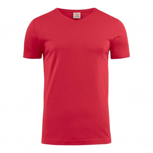 Front - Printer Mens V Neck T-Shirt
