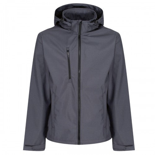 Front - Regatta Professional Mens Venturer Softshell 3 Layer Hooded Jacket