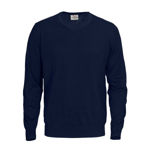 Front - Printer Mens Forehand Knitted V Neck Sweatshirt
