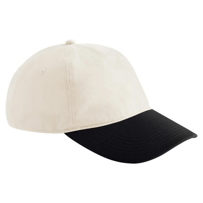 Front - Beechfield Leisure Contrast Peak Baseball Cap