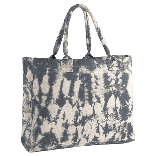Front - Westford Mill Tie Dye Canvas Tote Bag