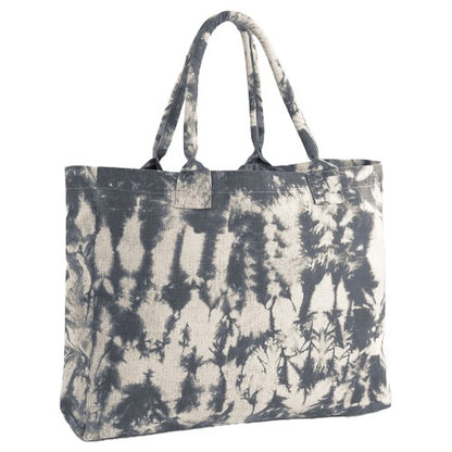 Front - Westford Mill Tie Dye Canvas Tote Bag