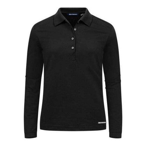 Front - Cutter & Buck Womens/Ladies Advantage Long-Sleeved Polo Shirt