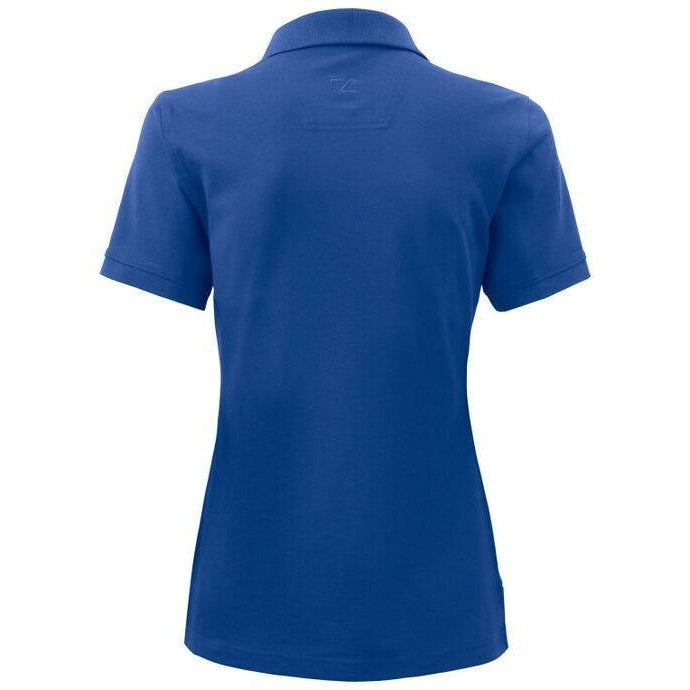Blue - Side - Cutter & Buck Womens-Ladies Advantage Polo Shirt
