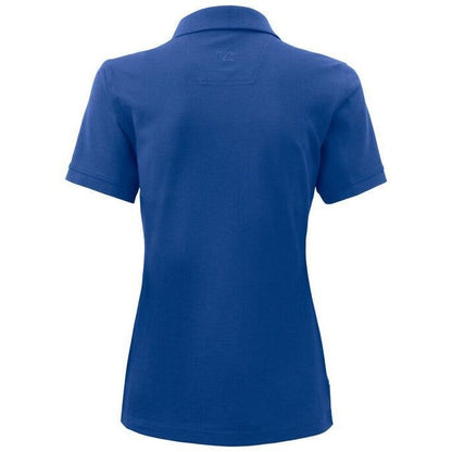 Blue - Side - Cutter & Buck Womens-Ladies Advantage Polo Shirt