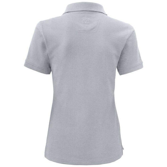 Grey Melange Melange - Side - Cutter & Buck Womens-Ladies Advantage Polo Shirt