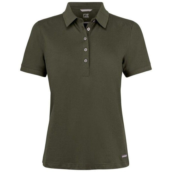 Ivy Green - Back - Cutter & Buck Womens-Ladies Advantage Polo Shirt