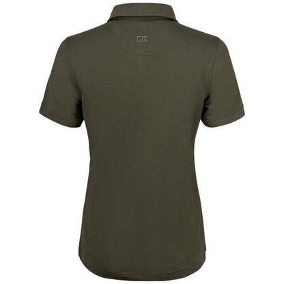 Ivy Green - Side - Cutter & Buck Womens-Ladies Advantage Polo Shirt