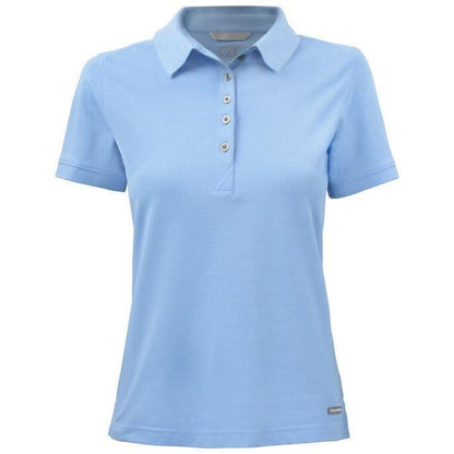 Light Blue - Back - Cutter & Buck Womens-Ladies Advantage Polo Shirt