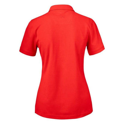 Red - Side - Cutter & Buck Womens-Ladies Advantage Polo Shirt