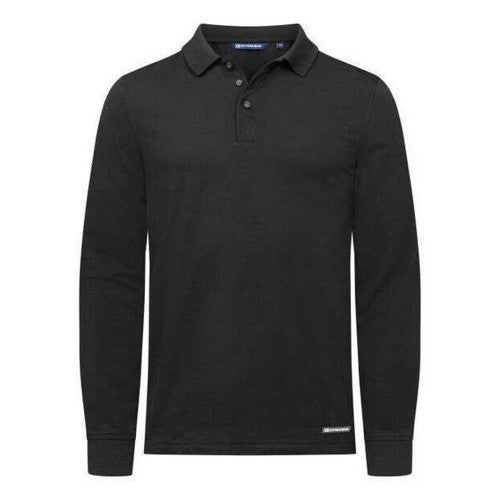 Front - Cutter & Buck Mens Advantage Long-Sleeved Polo Shirt