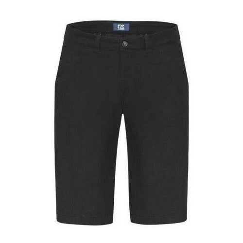 Front - Cutter & Buck Mens Edgemont Cotton Blend Shorts