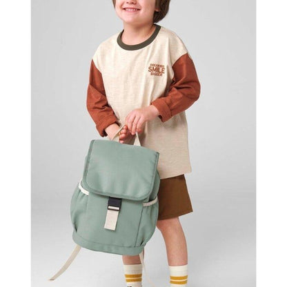 Dusty Green - Front - Bagbase Childrens-Kids Adventure Backpack