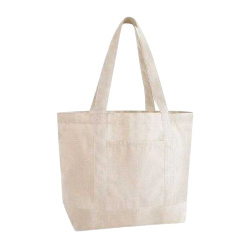 Front - Westford Mill EarthAware Organic Cotton Canvas Tote Bag