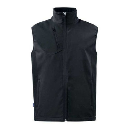 Front - Projob Mens Prio 3702 Two Tone Softshell Gilet