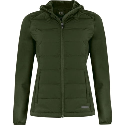 Front - Cutter & Buck Womens/Ladies Oak Harbor Hooded Jacket