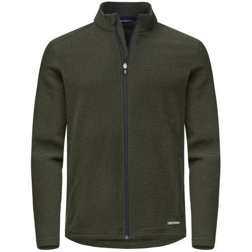 Front - Cutter & Buck Mens Hunts Point Full Zip Fleece Jacket