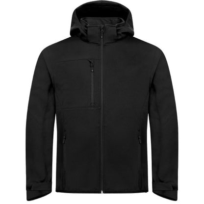 Front - Clique Unisex Adult Classic 2 in 1 Zip-off Sleeves Soft Shell Jacket