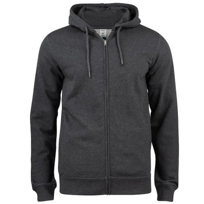 Front - Clique Mens Organic Cotton Full Zip Hoodie