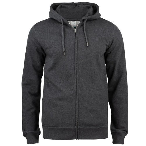 Front - Clique Mens Organic Cotton Full Zip Hoodie