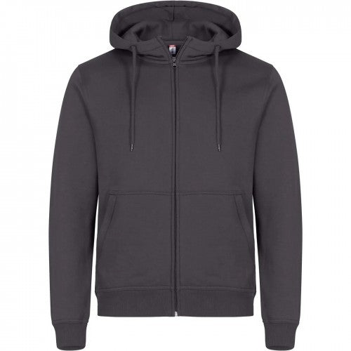 Front - Clique Unisex Adult Miami Polyester Blend Full Zip Hoodie