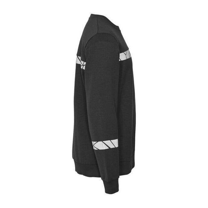 Black - Pack Shot - Projob Mens Progression Sweatshirt