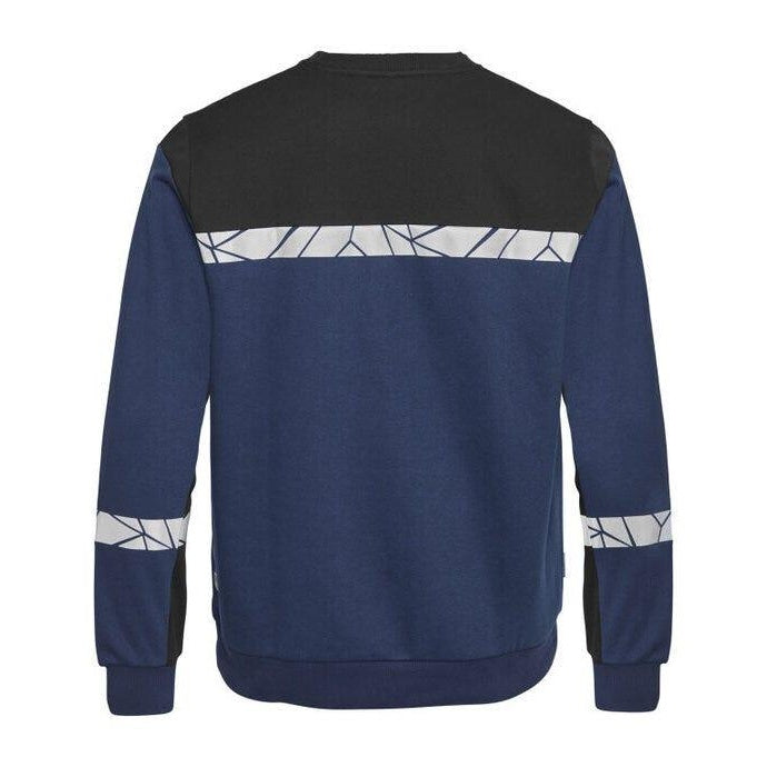 Navy-Black - Pack Shot - Projob Mens Progression Sweatshirt