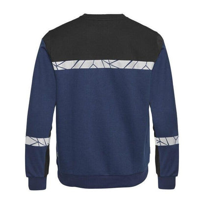 Navy-Black - Pack Shot - Projob Mens Progression Sweatshirt
