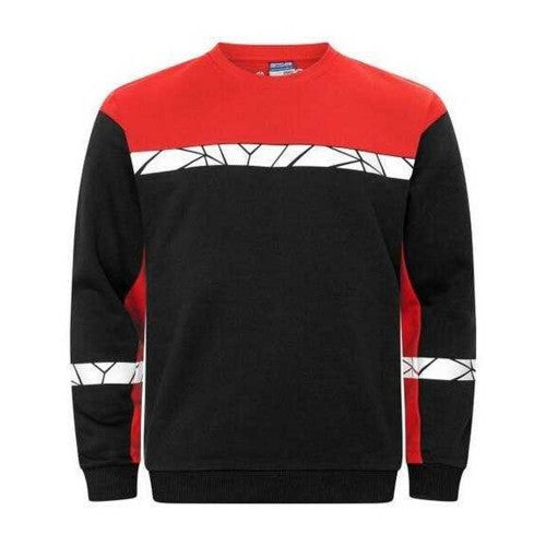 Front - Projob Mens Progression Sweatshirt