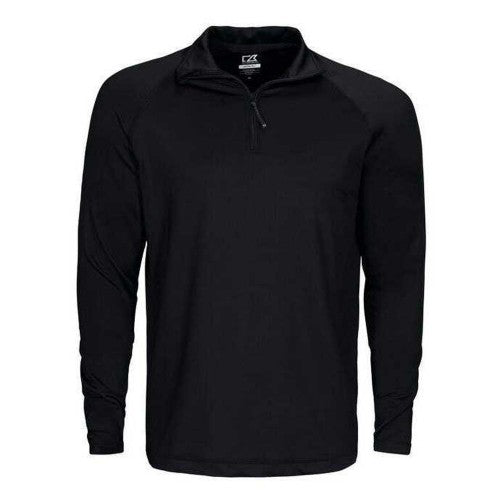 Front - Cutter & Buck Mens Coos Bay Half Zip Sweatshirt