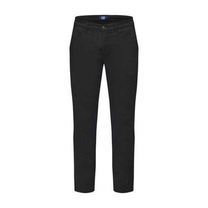 Front - Cutter & Buck Mens Edgemont Cotton Blend Chinos