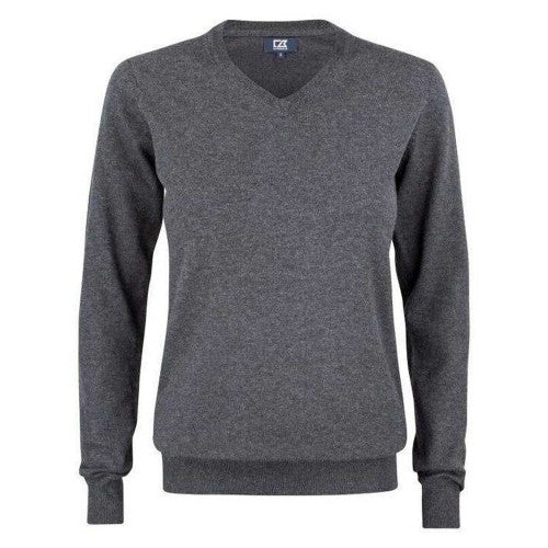 Front - Cutter & Buck Womens/Ladies Oakville Knitted Sweatshirt