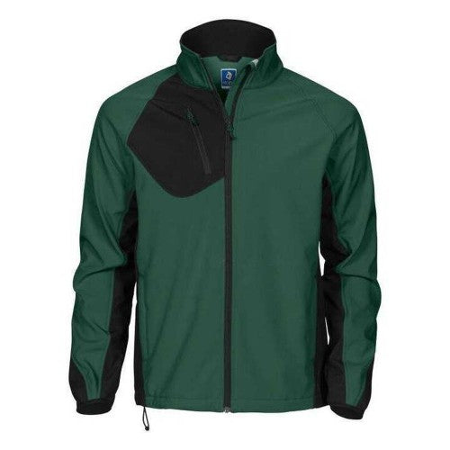 Front - Projob Mens Prio 2422 Soft Shell Jacket