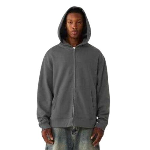 Front - Bella + Canvas Mens Heavyweight Full Zip Hoodie