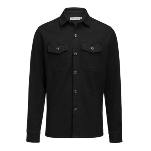 Front - James Harvest Mens Hicksville Long-Sleeved Overshirt