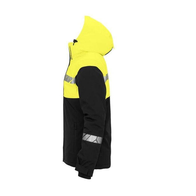 Black-Yellow - Lifestyle - Projob Womens-Ladies Progression 7418 Soft Shell Jacket